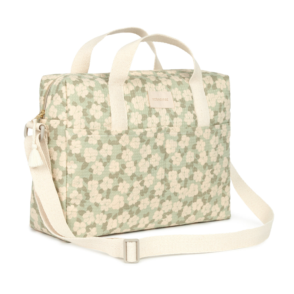 Bolsa de passeio Gala Green Sakura 35 x 27 x 14 cm