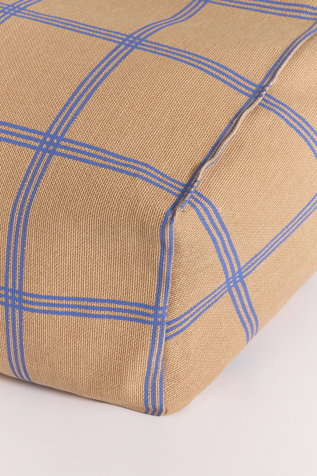 Puff VIBES beanbag azul e bege 74 x 40 x 60 cm