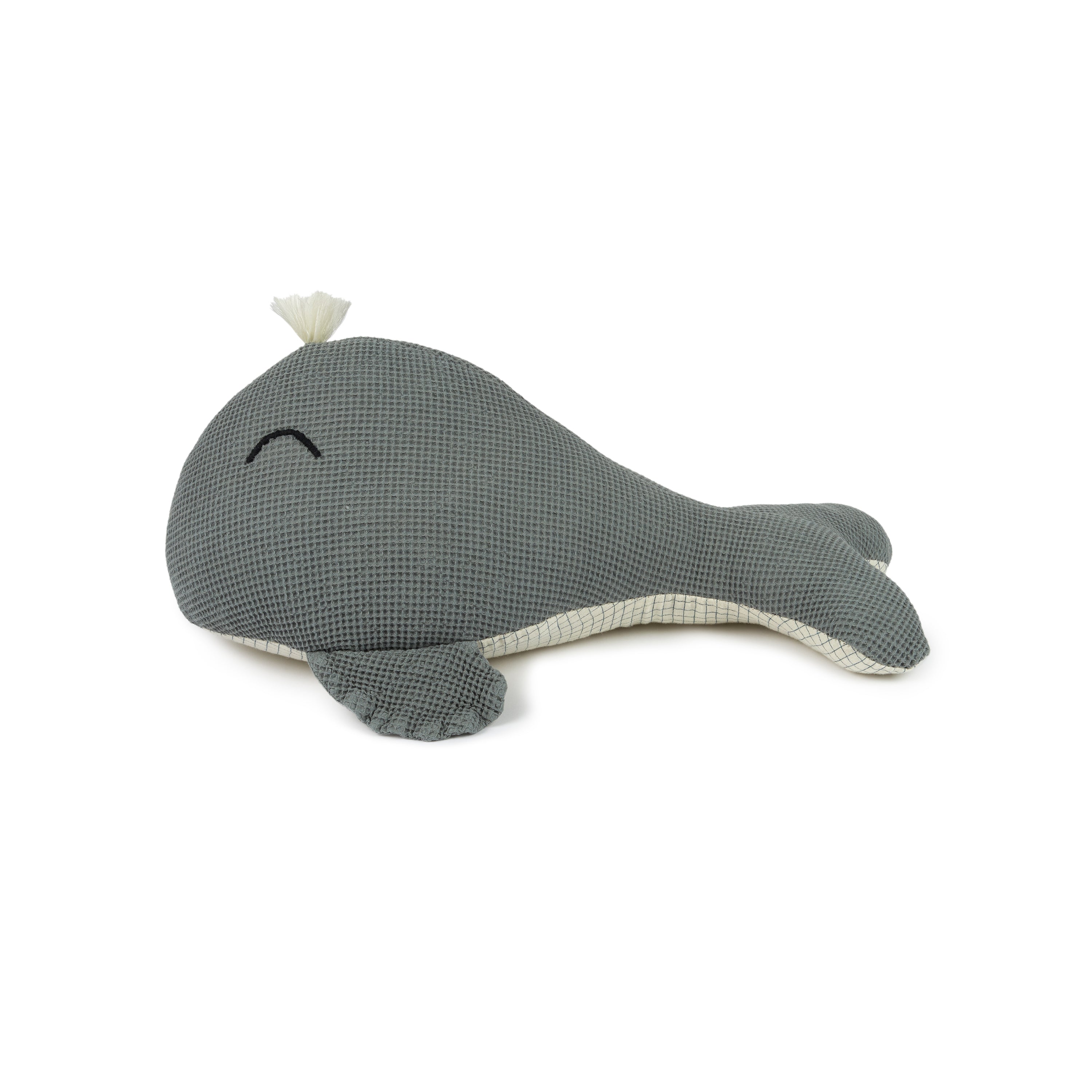 Almofada Wabi sabi Baleia Azul 42 x 16 x 20 cm