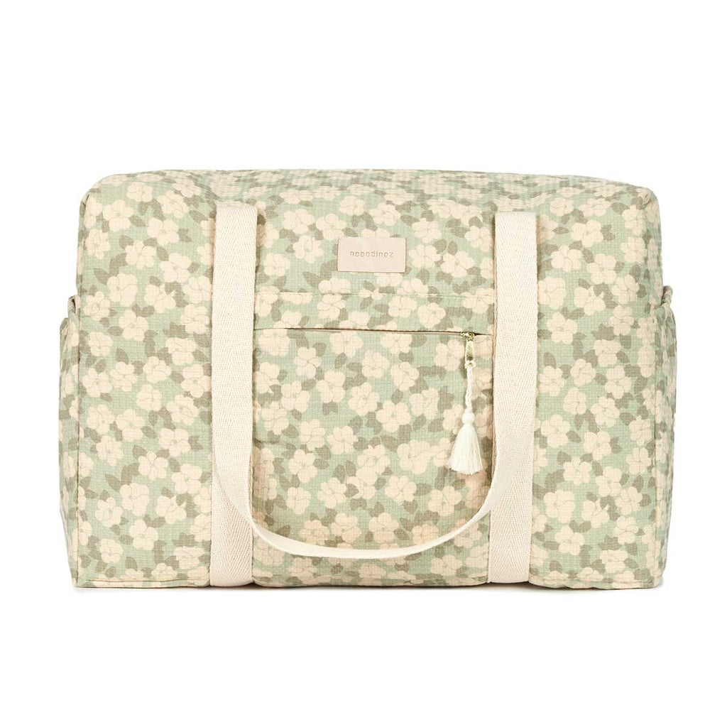 Bolsa maternidade impermeável Opera Green Sakura 46 x 29 x 20 cm