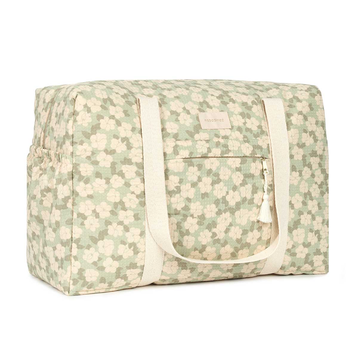 Bolsa maternidade impermeável Opera Green Sakura 46 x 29 x 20 cm