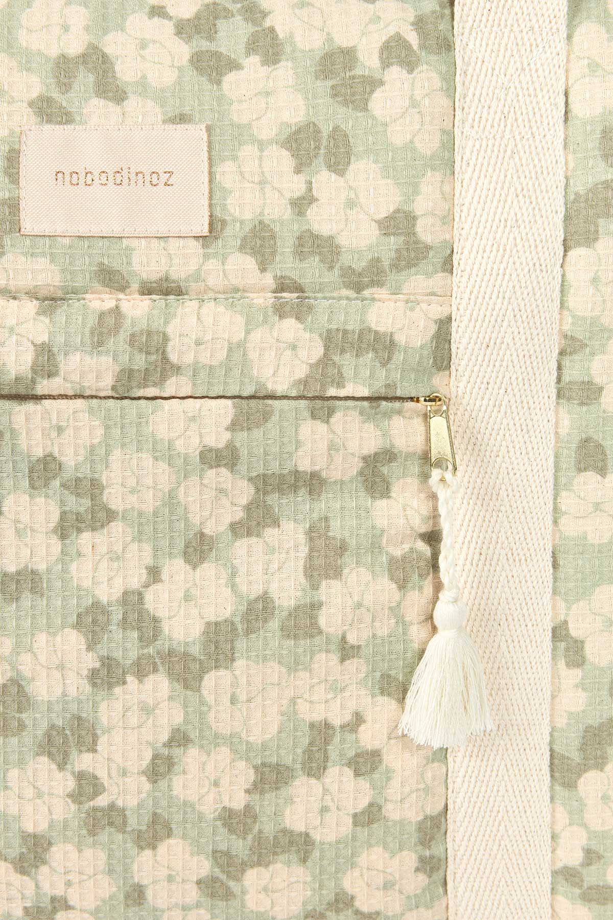 Bolsa maternidade impermeável Opera Green Sakura 46 x 29 x 20 cm