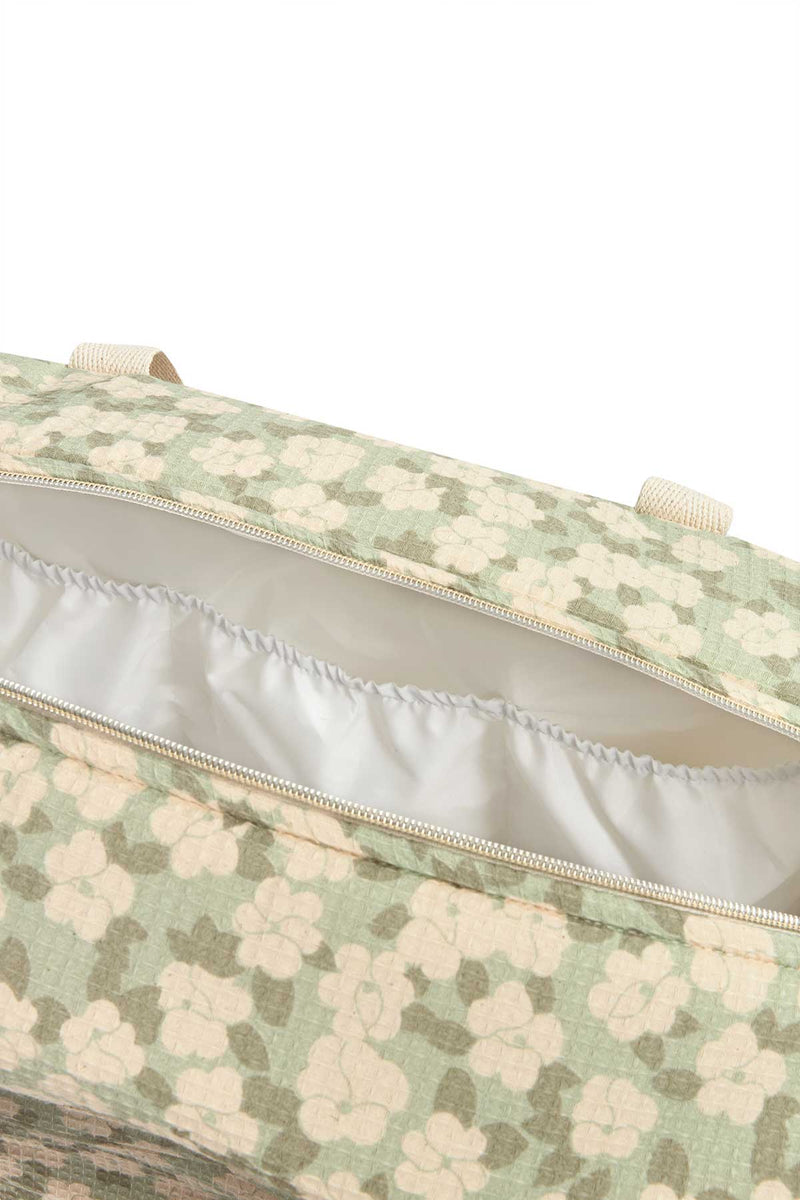 Bolsa maternidade impermeável Opera Green Sakura 46 x 29 x 20 cm