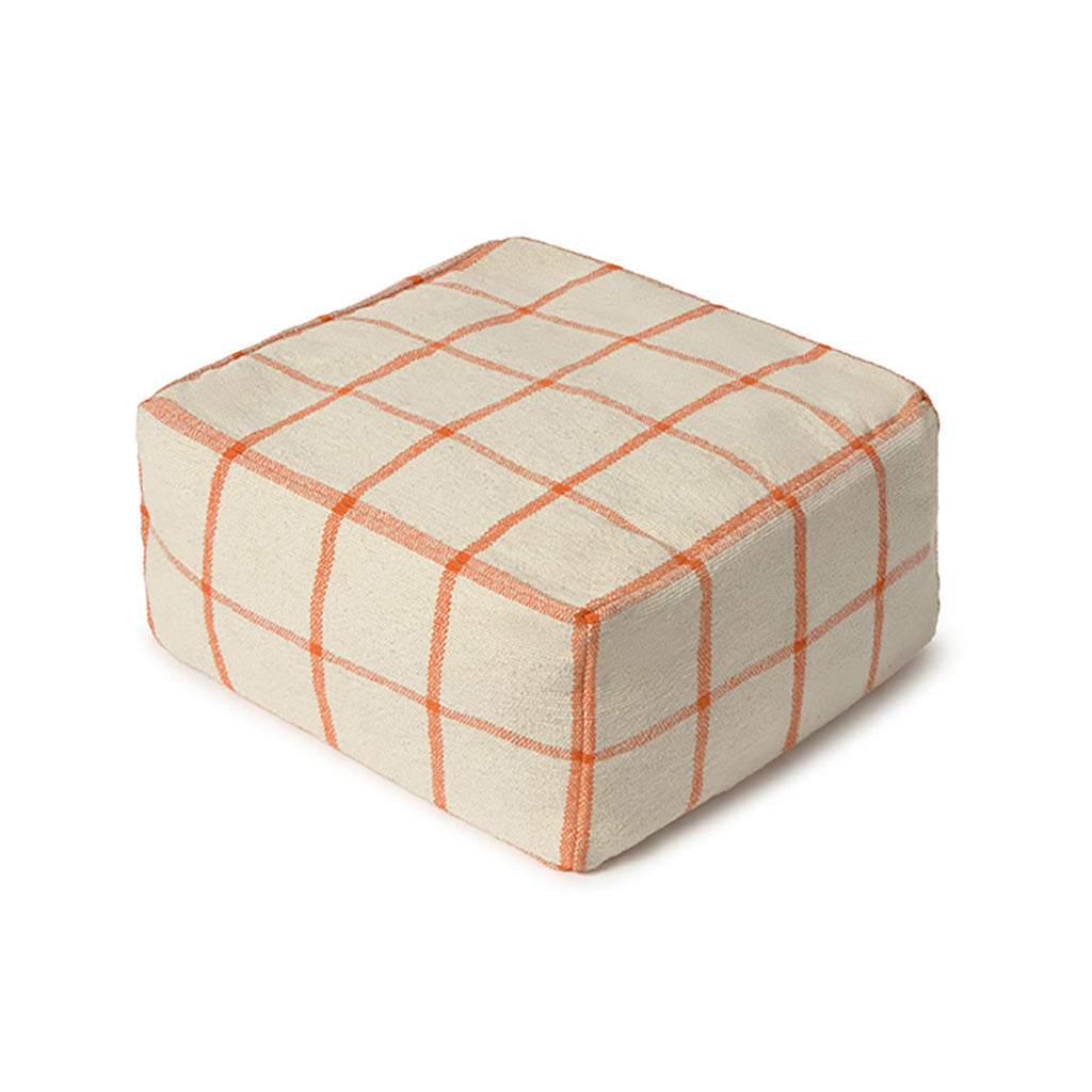 Pufe Geo Block Natural  45 x 45 x 23 cm