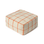 Pufe Geo Block Natural  45 x 45 x 23 cm