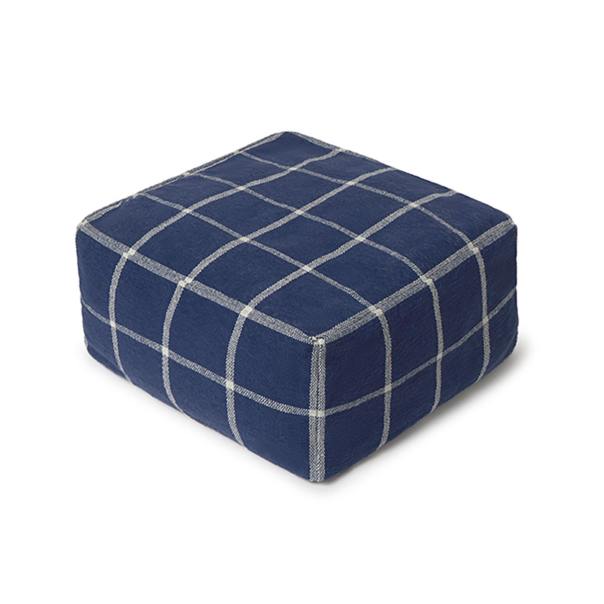 Pufe Geo Block Navy Blue 45 x 45 x 23 cm