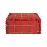 Puff tear Vermelho Bordô 40 x 40 x 20 cm