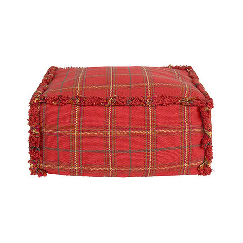 Puff tear Vermelho Bordô 40 x 40 x 20 cm