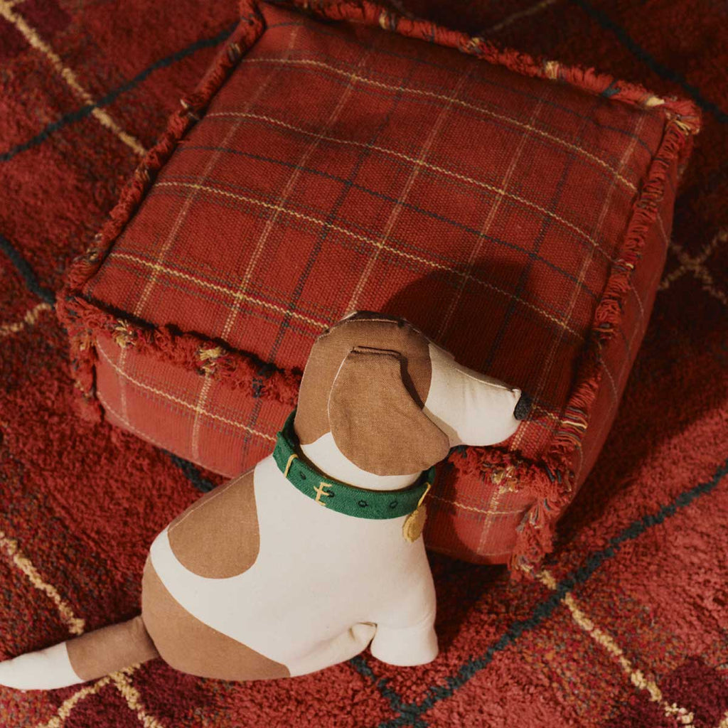 Puff tear Vermelho Bordô 40 x 40 x 20 cm