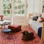 Puff tear Vermelho Bordô 40 x 40 x 20 cm