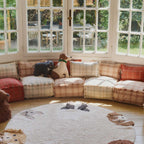 Puff tear Vermelho Bordô 40 x 40 x 20 cm