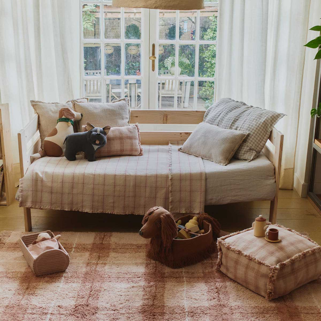 Puff tear Rose 40 x 40 x 20 cm