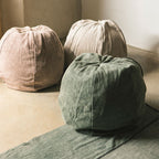 Puff Lorena Canals Stonewashed New grey -Novo cinza 50 x 60 cm