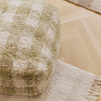 Puff Vichy Matcha 40 x 40 x 20 cm