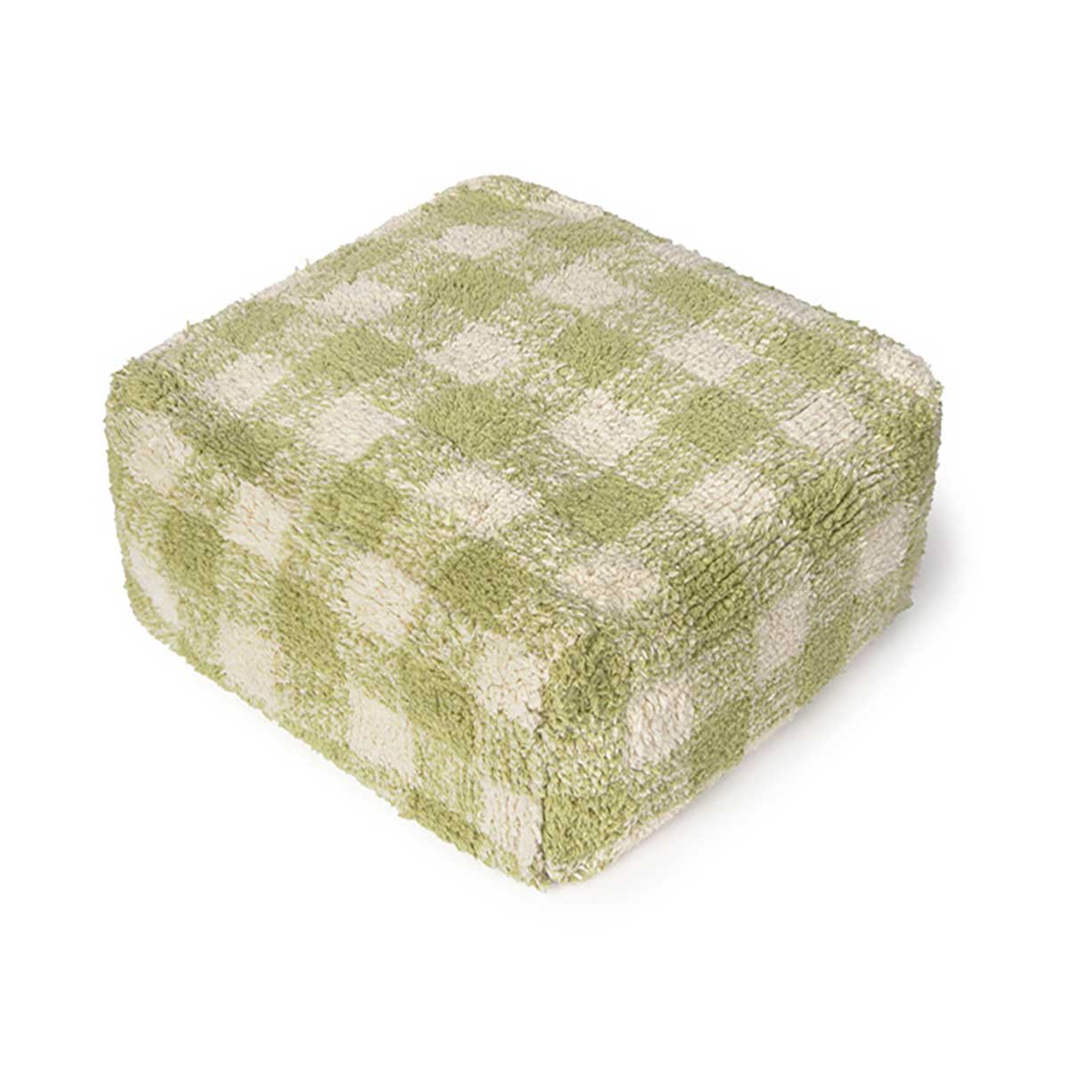 Puff Vichy Matcha 40 x 40 x 20 cm