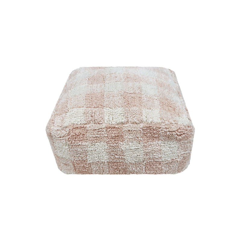 Pufe Vichy Rosa 20 x 40 x 40 cm