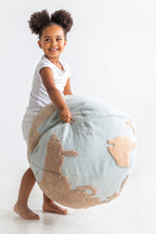 Puff Mapa Mundi 45 x 50 x 50 cm