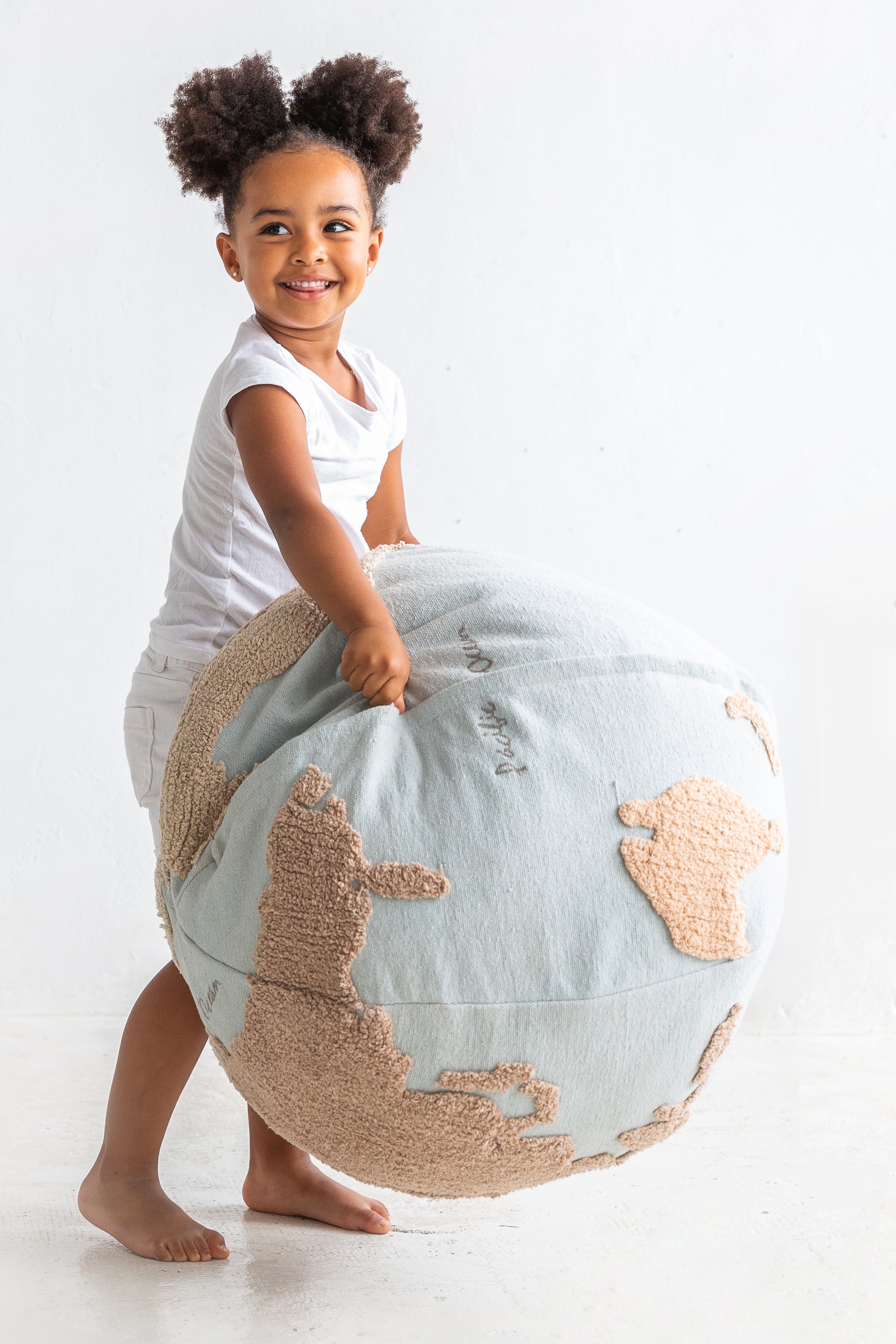 Puff Mapa Mundi 45 x 50 x 50 cm