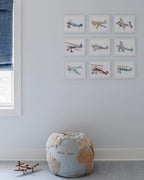 Puff Mapa Mundi 45 x 50 x 50 cm