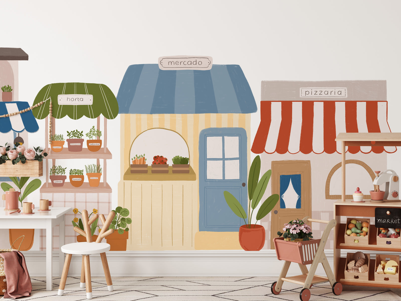 Painel de Parede Mercadinho Mamma Vanzetto
