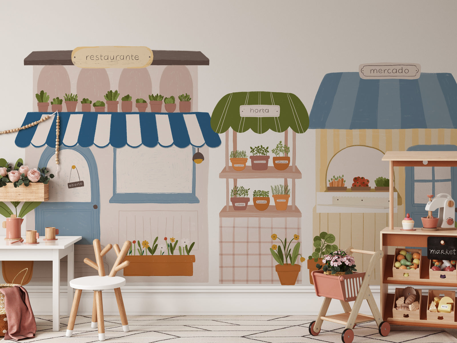 Painel de Parede Mercadinho Mamma Vanzetto