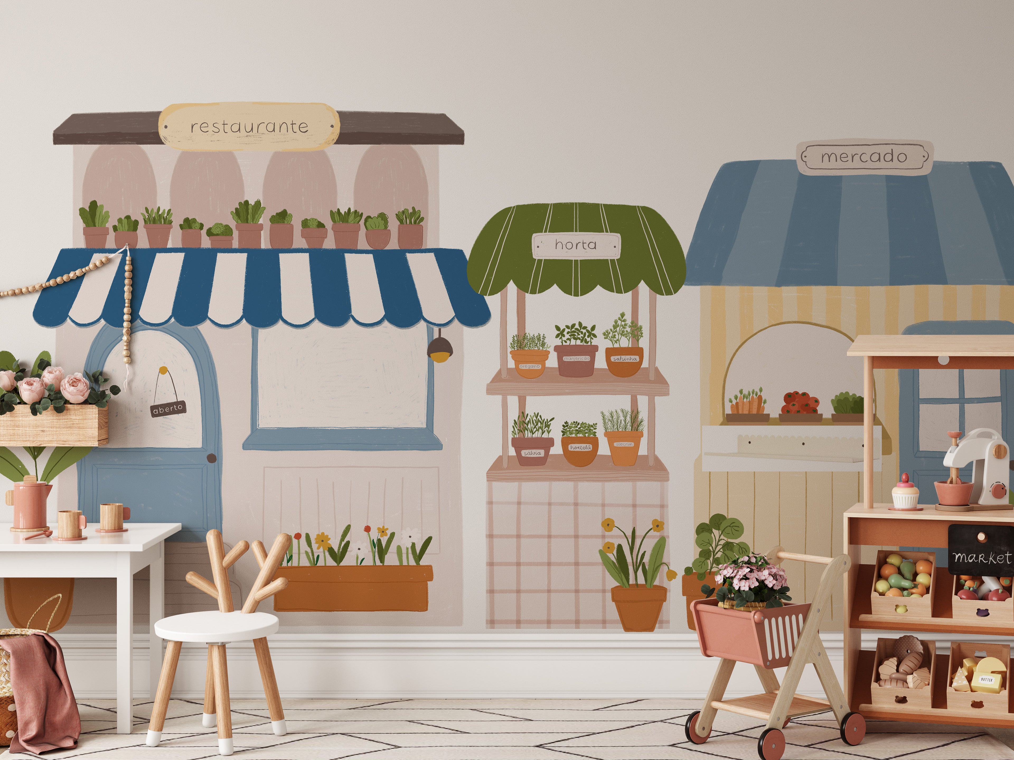 Painel de Parede Mercadinho Mamma Vanzetto