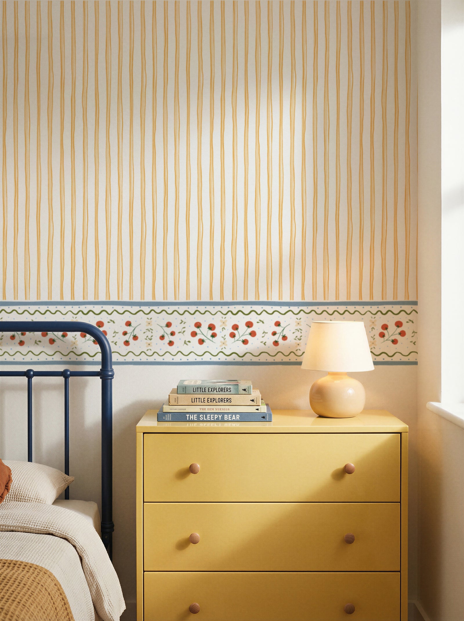 Papel de Parede Listrado Duo Espaguete Mamma
