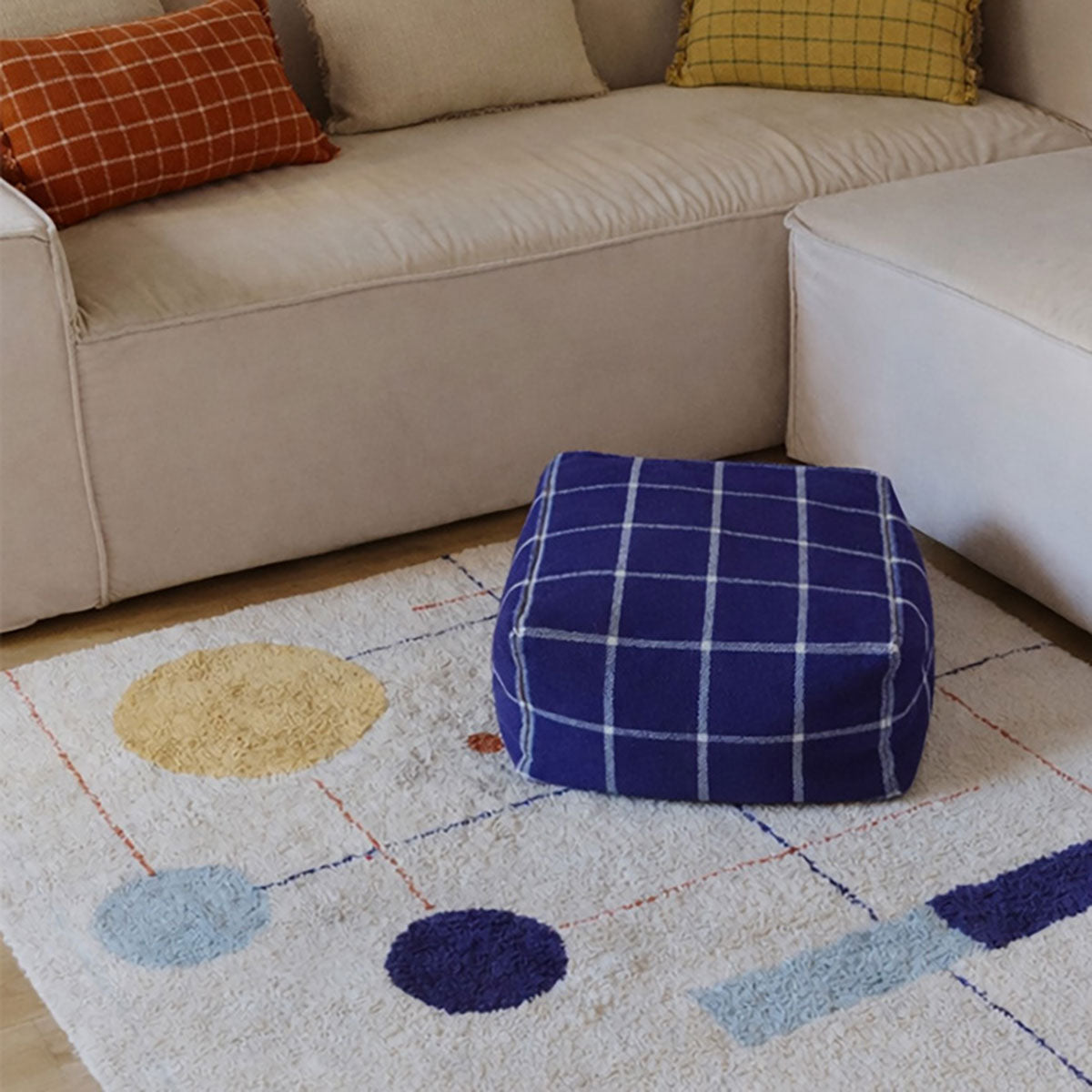 Almofada Geo Block Honey  50 x 30 cm