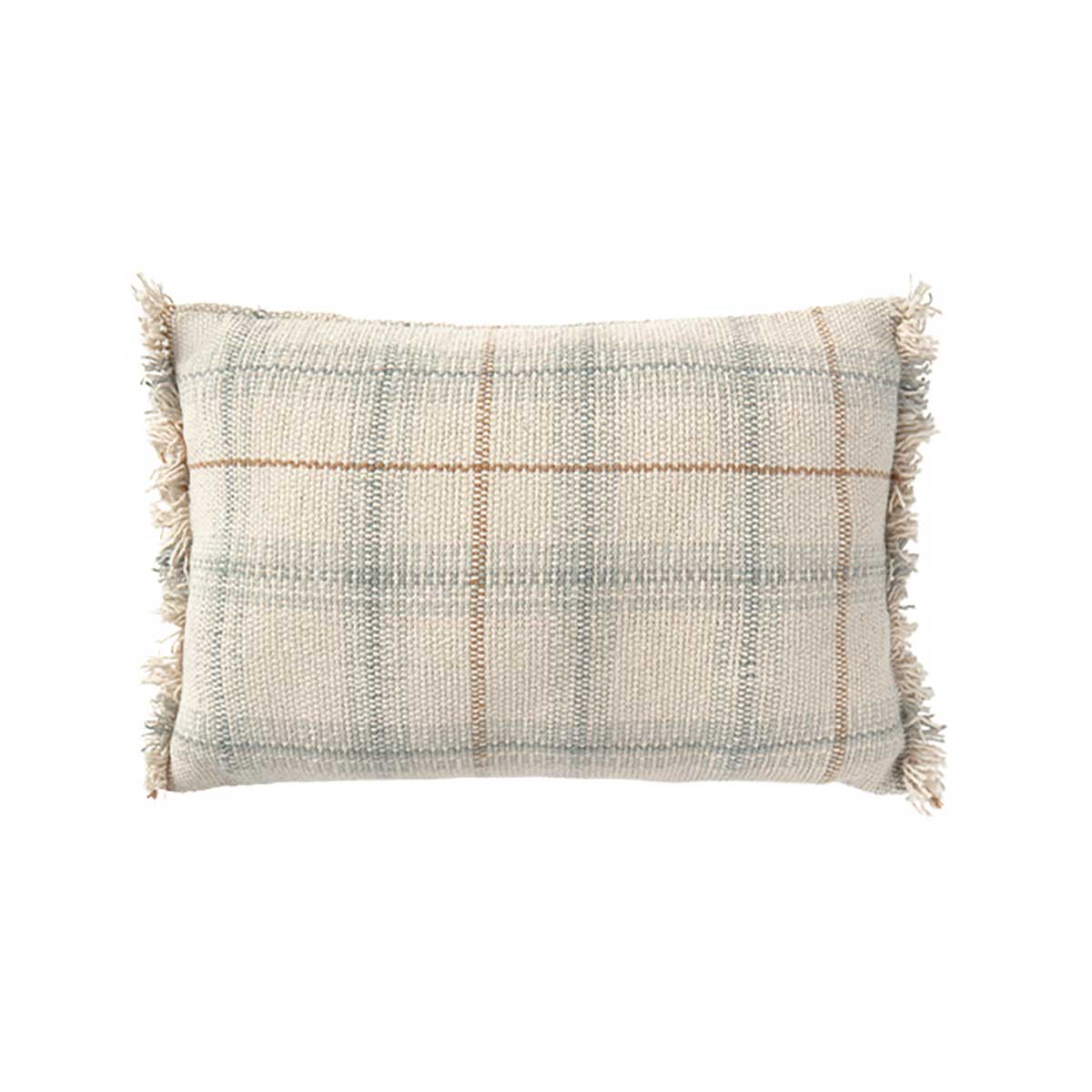 Almofada tear Sálvia azul 25 x 40 cm