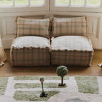 Almofada tear Sálvia azul 25 x 40 cm