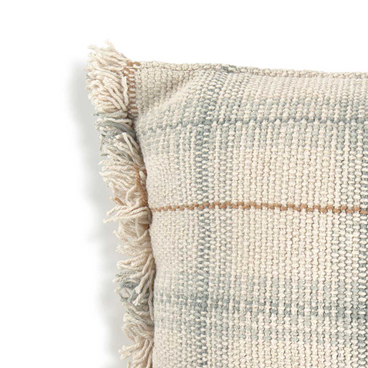 Almofada tear Sálvia azul 25 x 40 cm