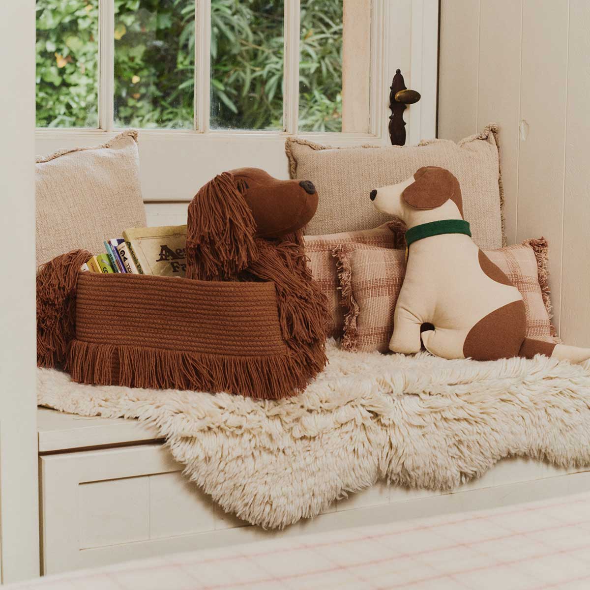 Almofada tear Rose 25 x 40 cm