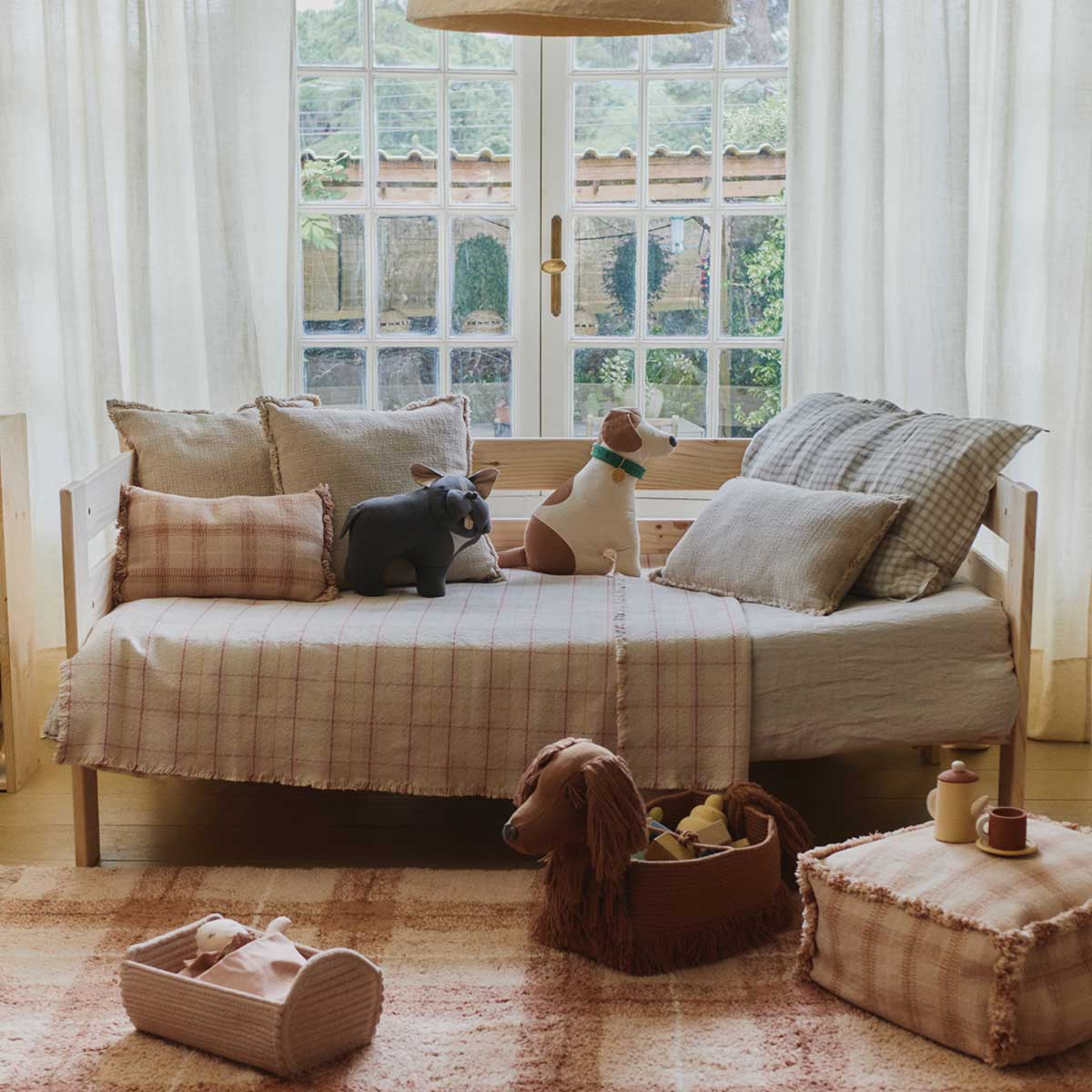 Almofada tear Rose 25 x 40 cm