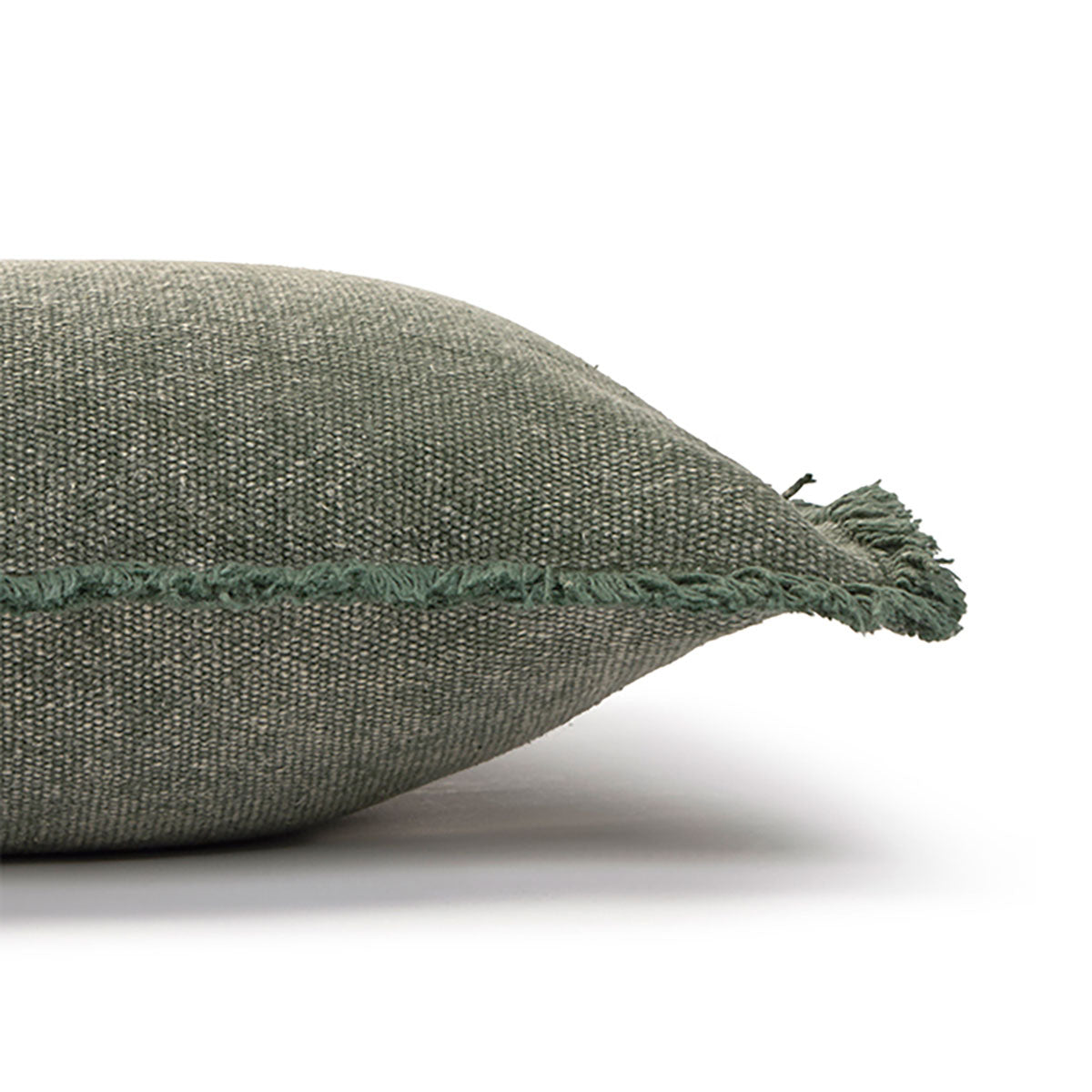 Almofada quadrada Lorena Canals Stonewashed Duck Green - Verde pato 45 x 45 cm