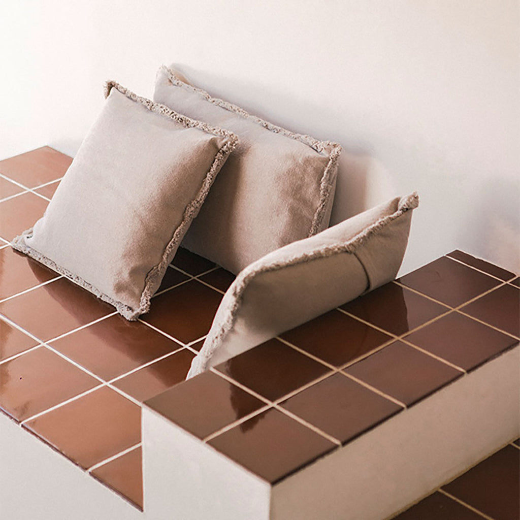 Almofada retangular Lorena Canals Stonewashed New grey - Novo cinza 60 x 40 cm