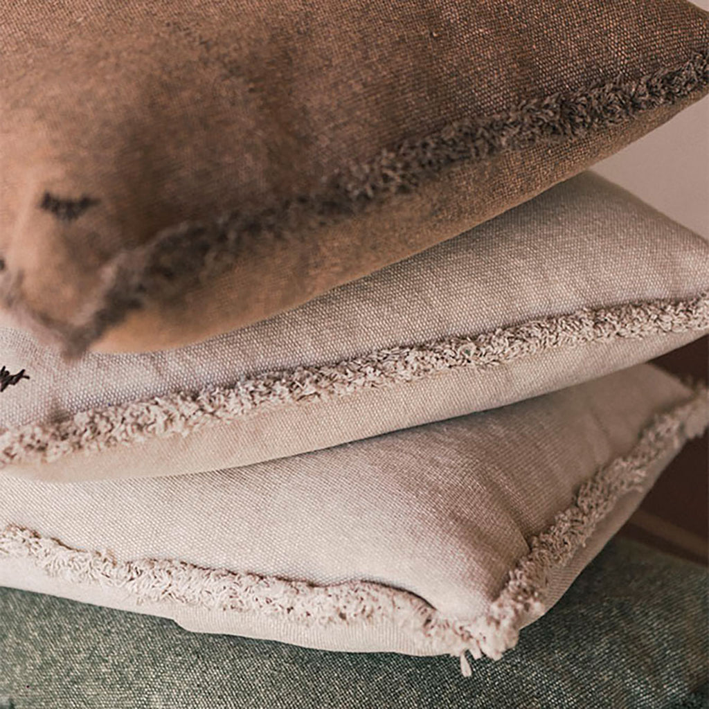 Almofada retangular Lorena Canals Stonewashed New grey - Novo cinza 60 x 40 cm