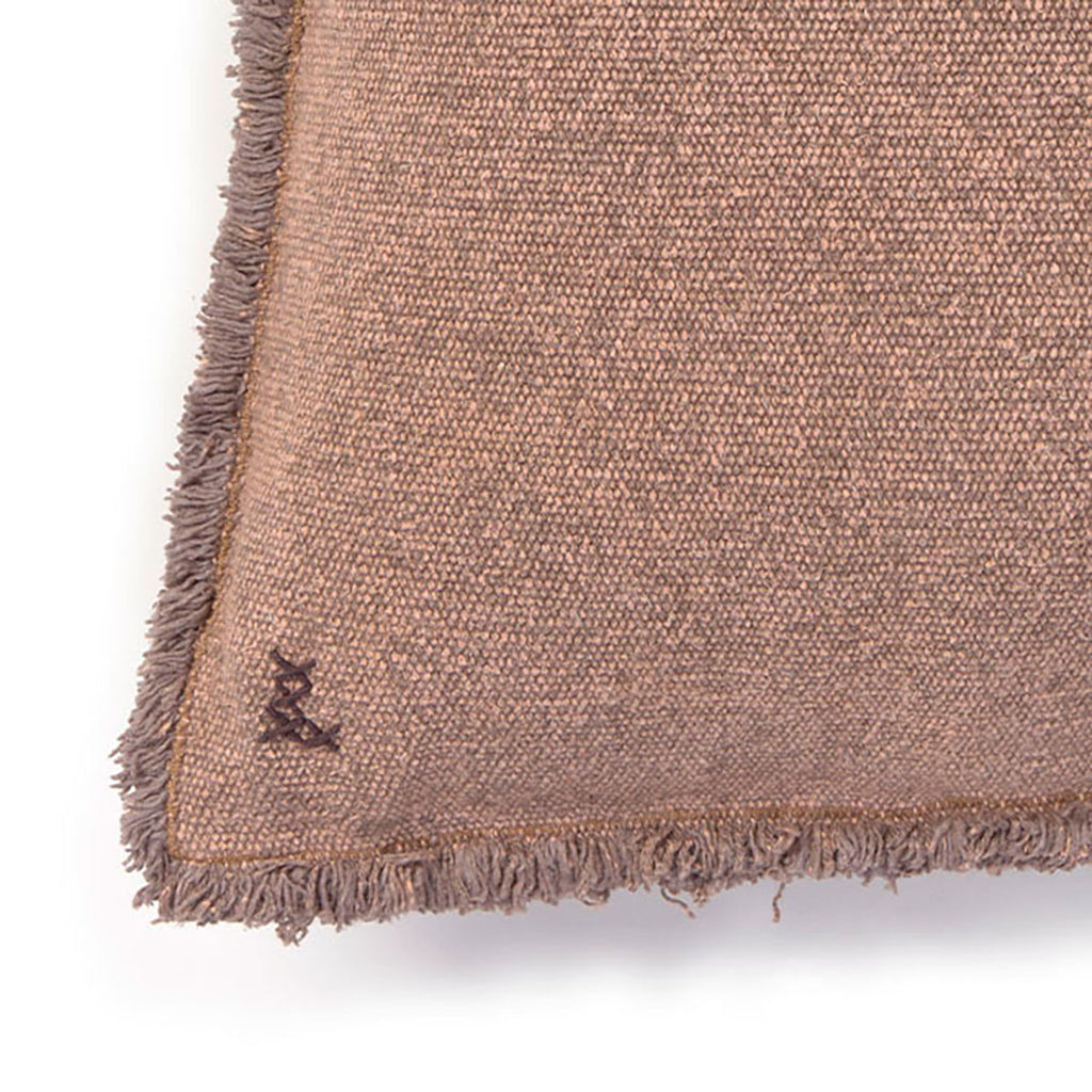 Almofada quadrada Lorena Canals Stonewashed Soil Brown - Marrom 45 x 45 cm