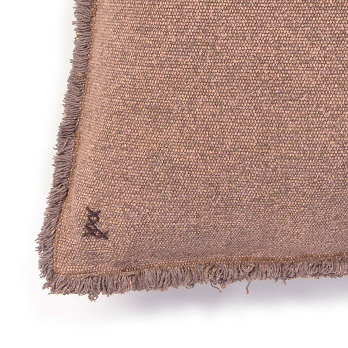 Almofada quadrada Lorena Canals Stonewashed Soil Brown - Marrom 45 x 45 cm