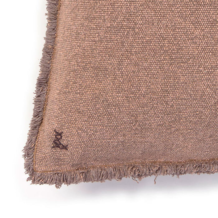 Almofada quadrada Lorena Canals Stonewashed Soil Brown - Marrom 45 x 45 cm