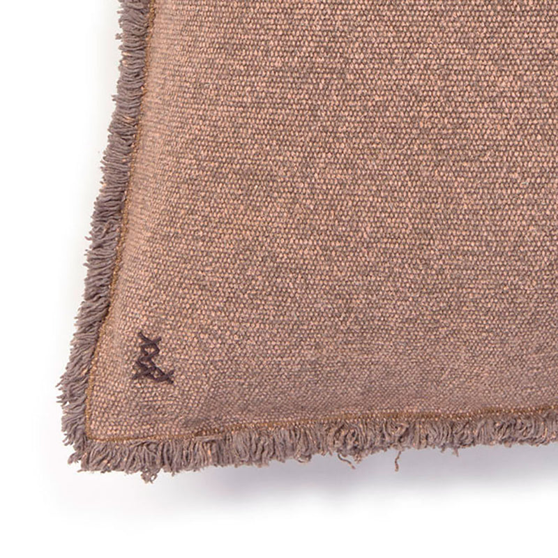 Almofada quadrada Lorena Canals Stonewashed Soil Brown - Marrom 45 x 45 cm