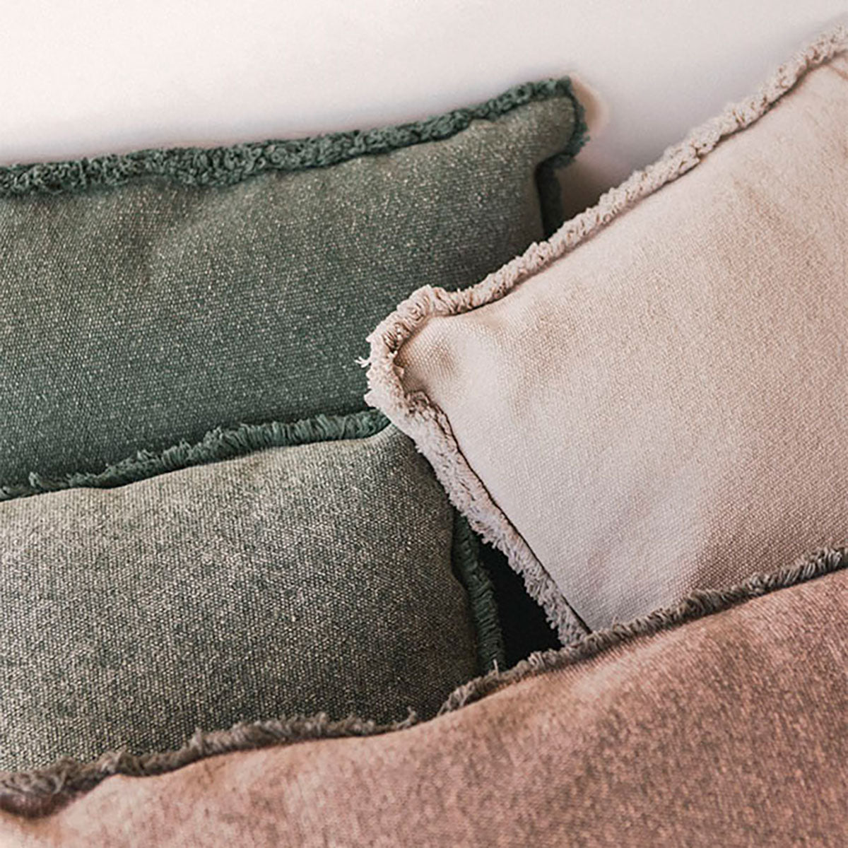 Almofada retangular Lorena Canals Stonewashed Soil Brown - Marrom 60 x 40 cm