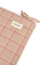 Protetor de berço Stories Pink red checks 207 x 32 x 2 cm