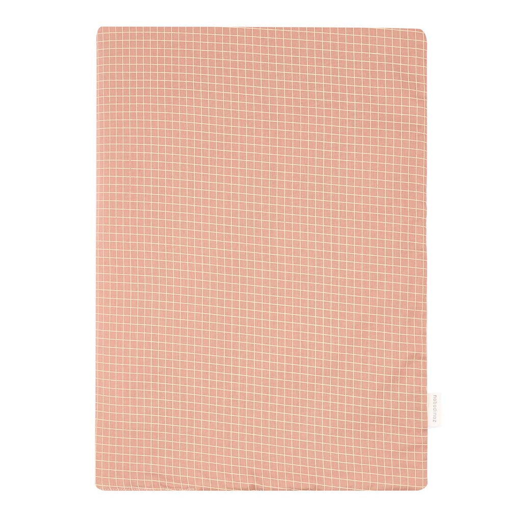 Manta extra soft recem-nascido Blush lemon grid 70 x 100 cm