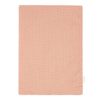 Manta extra soft recem-nascido Blush lemon grid 70 x 100 cm
