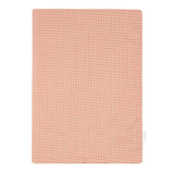 Manta extra soft recem-nascido Blush lemon grid 70 x 100 cm