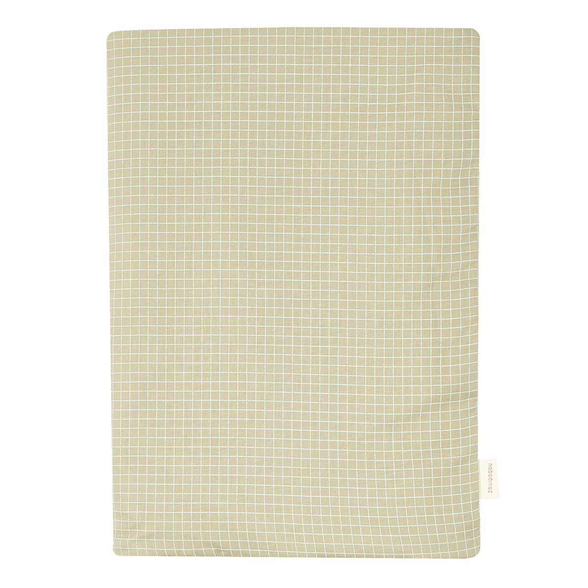 Manta extra soft recem-nascido Green Grid 70 x 100 cm