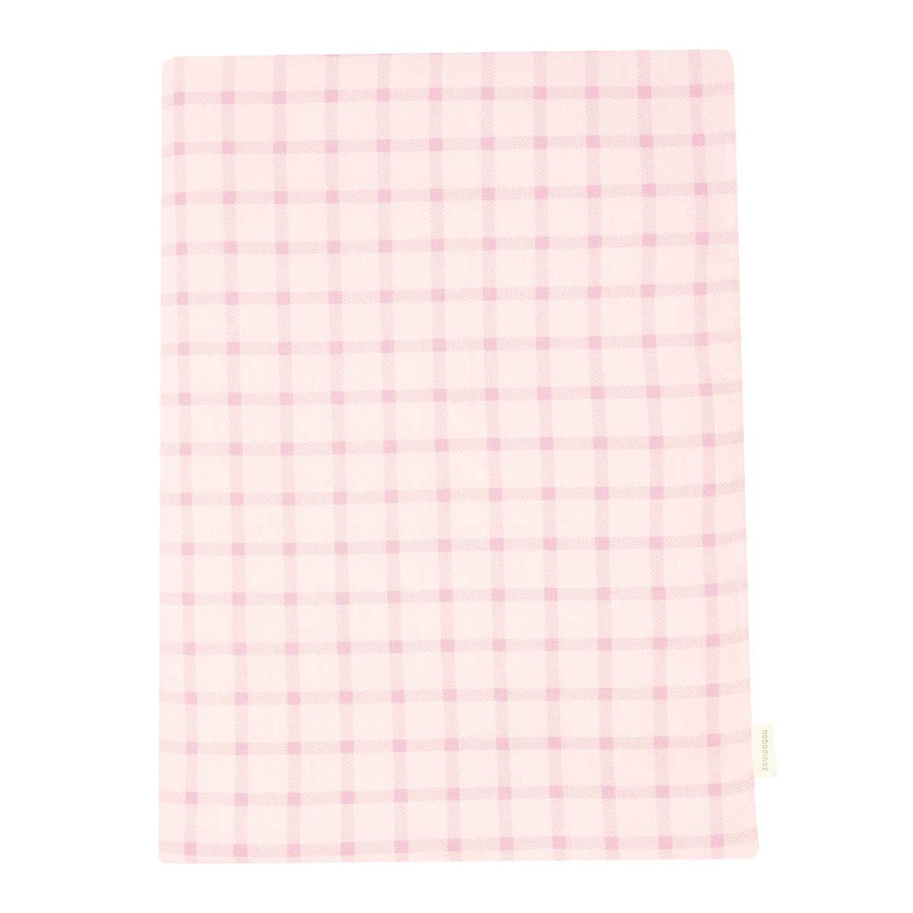 Manta extra soft recem-nascido Mauve pink Squares 70 x 100 cm
