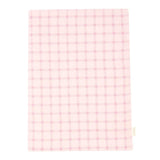Manta extra soft recem-nascido Mauve pink Squares 70 x 100 cm