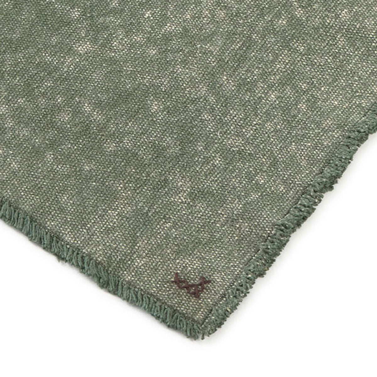 Caminho de mesa Lorena Canals Stonewashed – Duck green - Verde pato 50 x 160 cm