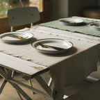 Caminho de mesa Lorena Canals Stonewashed – New grey - Novo cinza 50 x 160 cm